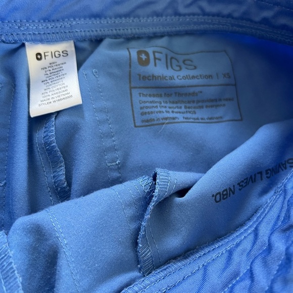 Figs Technical Collection Hospital Scrubs Pants Women’s Size XS - Picture 5 of 8